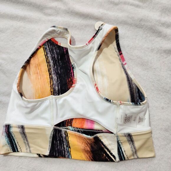 Calia Sports Bra Size Large Medium Support Removable Pads - Picture 8 of 10